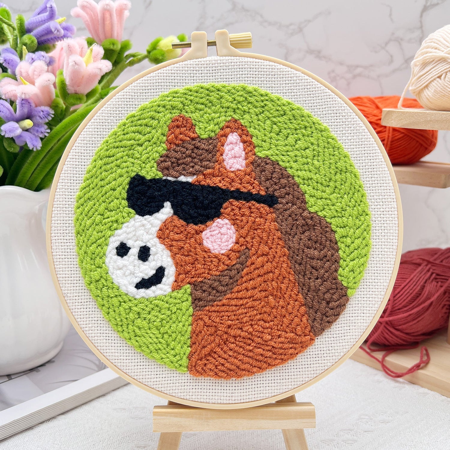 Round Hoop Punch Needle Kits