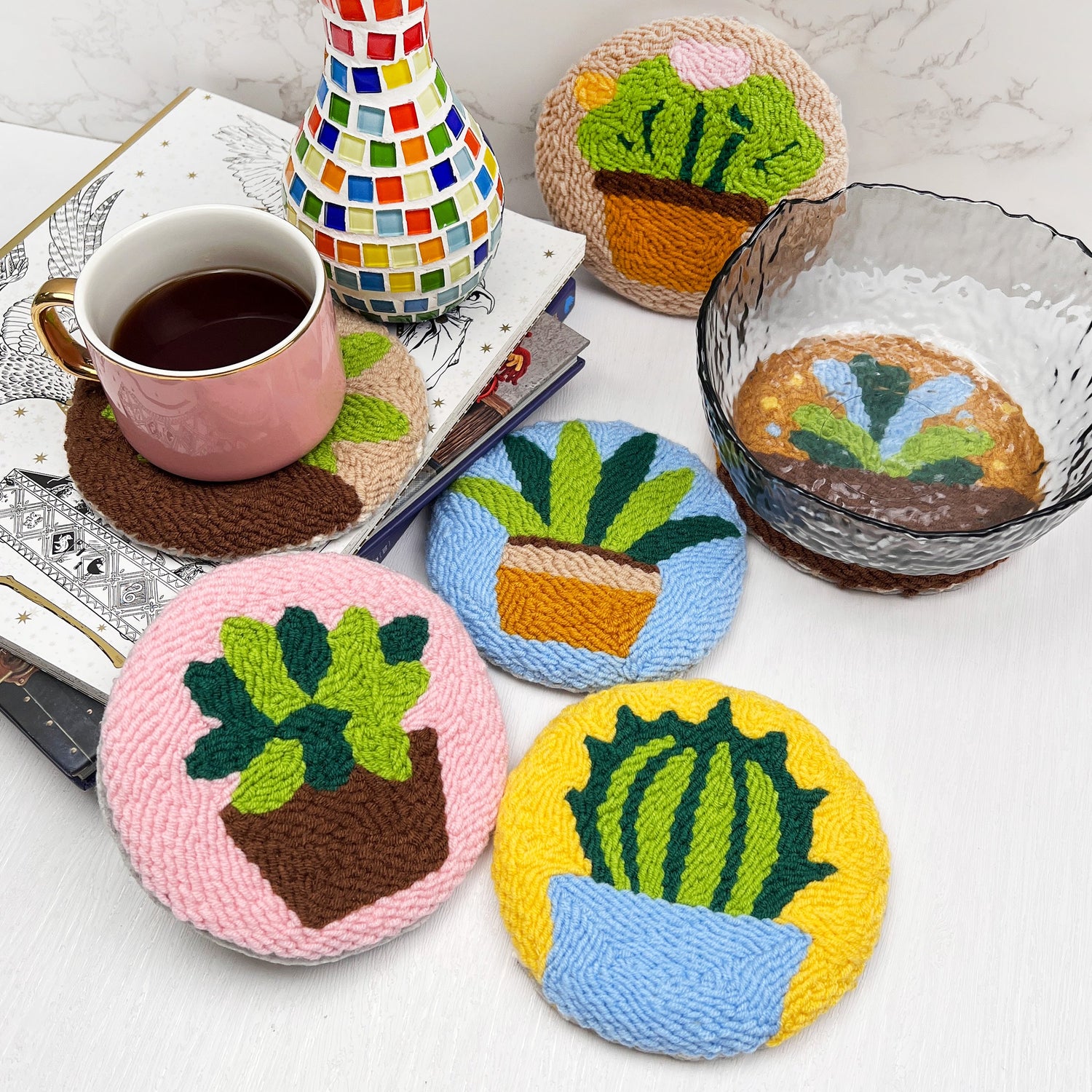Punch Needle Coaster Kits